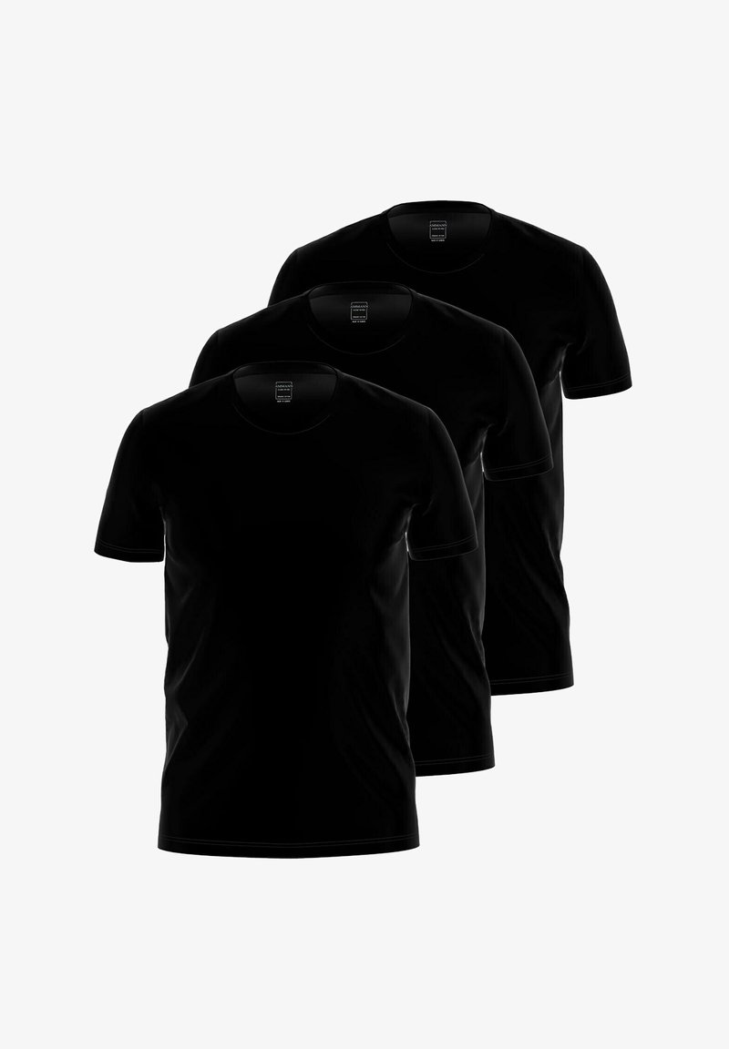 AMMANN 3ER PACK 1/2 ARM MODERN CLOSE TO YOU - Undershirt - schwarz