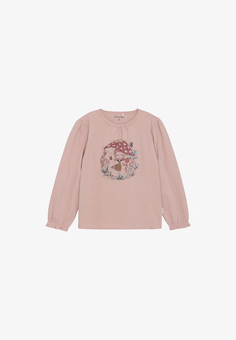 Minymo Langarmshirt - misty rose