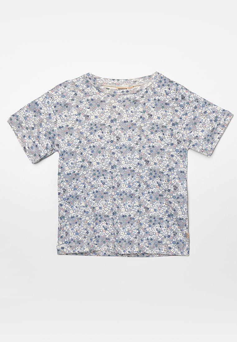 Wheat T-shirt print blauw