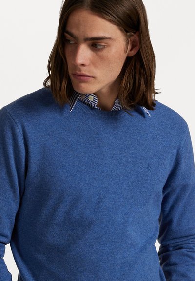 Polo Ralph Lauren WOOL CREWNECK SWEATER - Pulover - tide pool blue heather