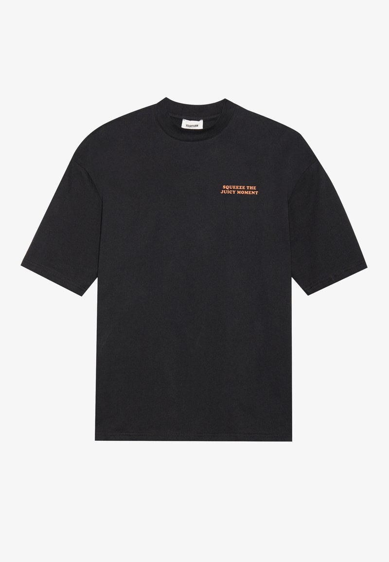 YOURTURN T-shirt print zwart YOURTURN T-shirt print zwart