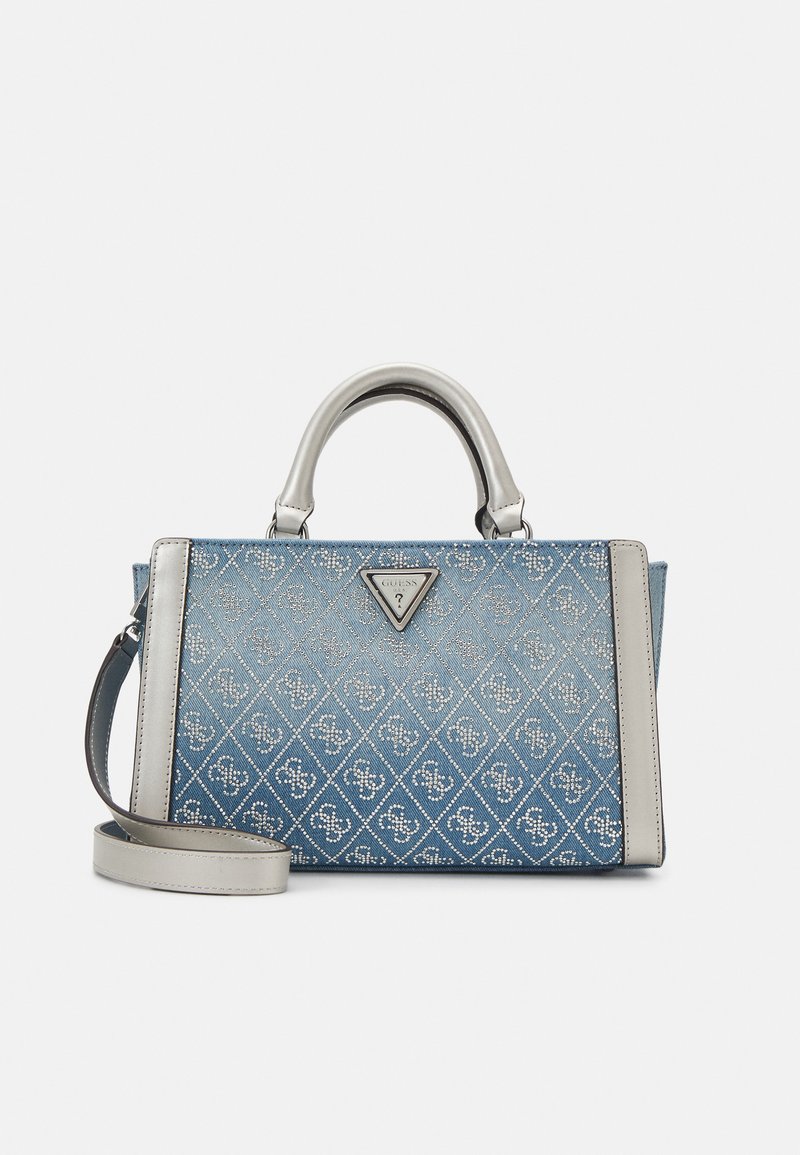 Borsa GUESS JEANS Donna Grigia - In Sintetico - A Mano Con Tracolla Regolabile E Rimovibile