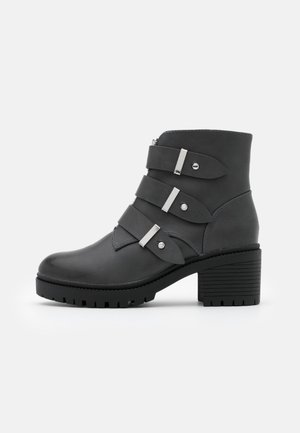 Bottines de cowboy / motard - grey