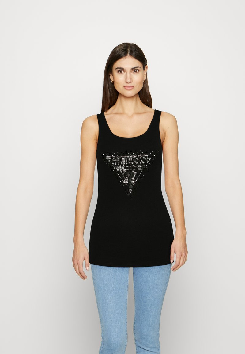 Guess CLARALIE TANK Top jet black/negru Zalando.ro