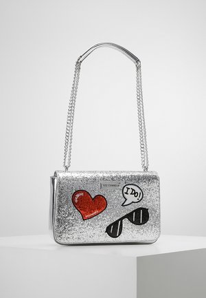 Cross body bag - silver-coloured