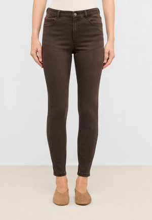 Calzedonia, SKINNY SOFT TOUCH - Skinny fit jeans - brown