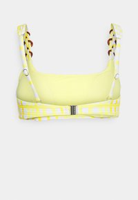Seafolly AMALFI CHECK BRALETTE - Parte de cima de biquíni - lime light