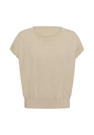 Cream, CRDELA SLIPOVER - T-shirt basique - oat melange
