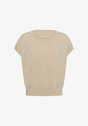 Cream, CRDELA SLIPOVER - T-shirt basique - oat melange