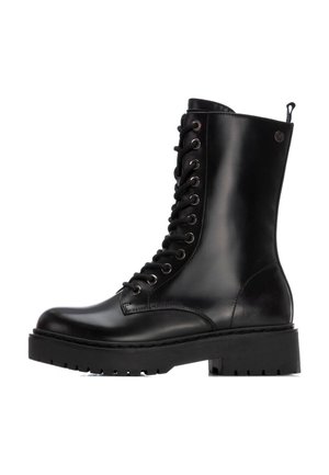 Botines con plataforma - black