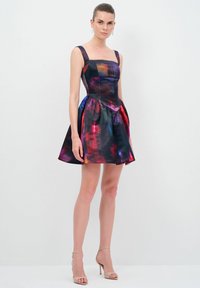 adL FLOUNCED MINI  - Vestito casual - printed black