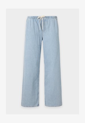 GAP Petite, EASY LOOSE STRIPE - Pantalon classique - blue