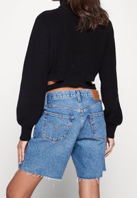 Noisy May Strickpullover - black