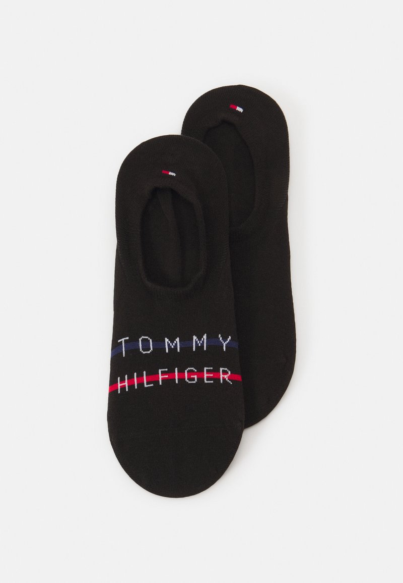 Tommy Hilfiger MEN FOOTIE 2 PACK Trainer socks black Zalando.co.uk
