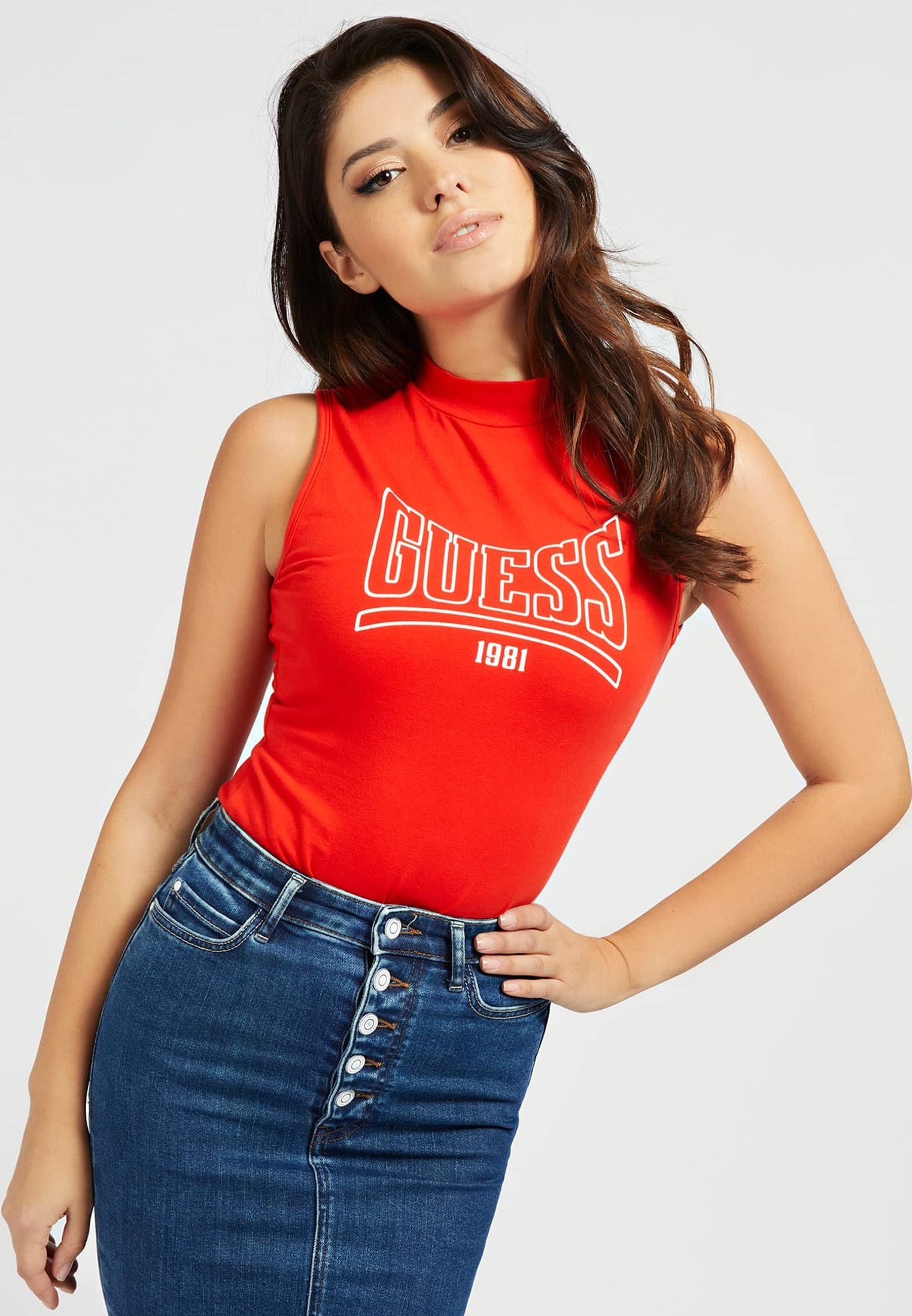 borsa bianca e nera guess