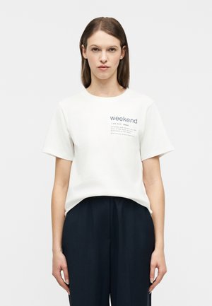 TENUE - Μπλουζάκι με στάμπα - bianco
