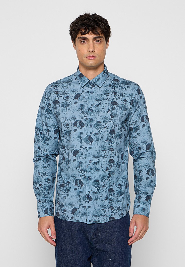 NO EXCESS Overhemd donkerblauw