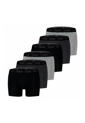 EVERYDAY 6ER PACK - Boxer Briefs - black/grey