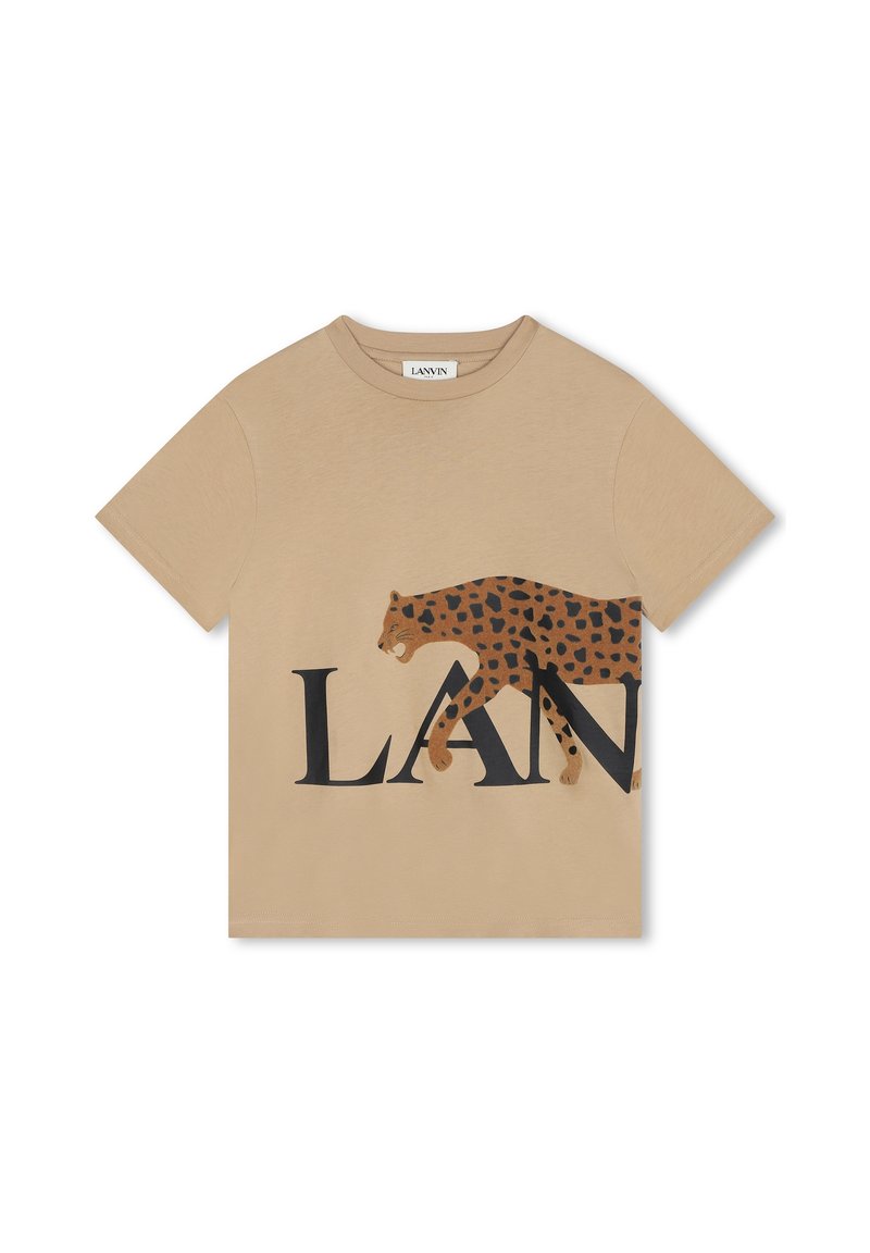 LANVIN T-shirt print bruin