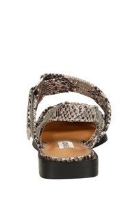 Steve Madden GRAND AVE - Ballerines à brides arrière - lt beige snake