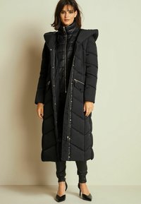 Next REGULAR FIT - Zimní kabát - black