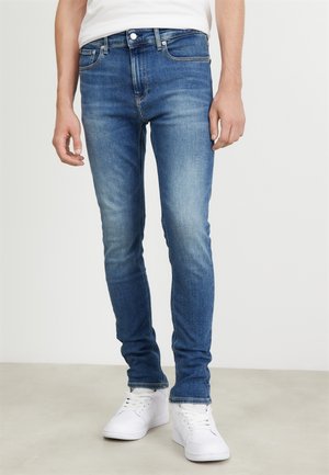 Skinny-Farkut - dark-blue denim