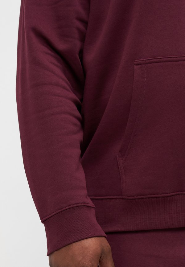 EXTENDED CORE OVERHEAD HOODIE - Sweatshirt - burgundy2
