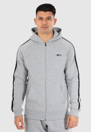 MIRAN ZIP HOODIE - Zip-up sweatshirt - grau melange