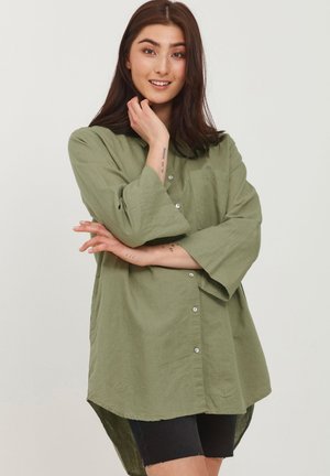 BYEMMAN LONG SHIRT - Hemdbluse - oil green