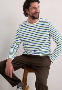 Seasalt Cornwall SAILOR - Maglietta a manica lunga - multi duet breton chalk waterside