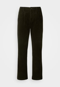 WIDE FIT PANTS - Pantalon classique - olive