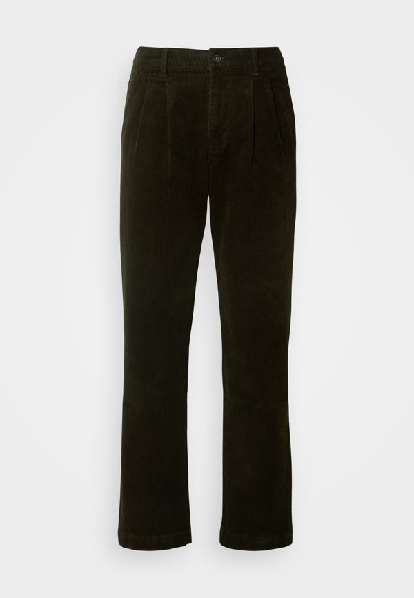 WIDE FIT PANTS - Trousers - olive2