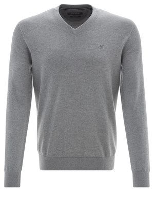 Striktrøje - light grey