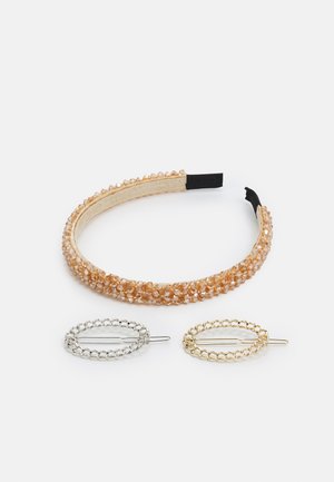 HEIDI HAIR CLIP HAIR BAND 3 PACK - Haar-Styling-Accessoires - gold-coloured/silver-coloured/beige