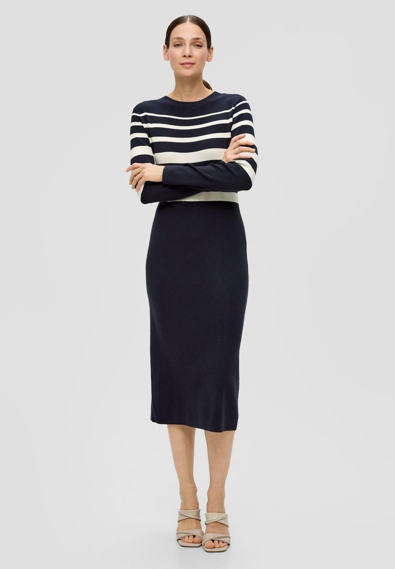 s.Oliver BLACK LABEL Gebreide jurk - navy