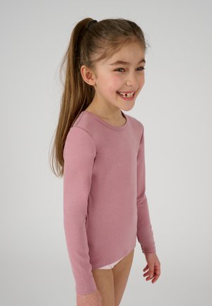 A MANICHE LUNGHE - Maglia del pigiama - vieux rose