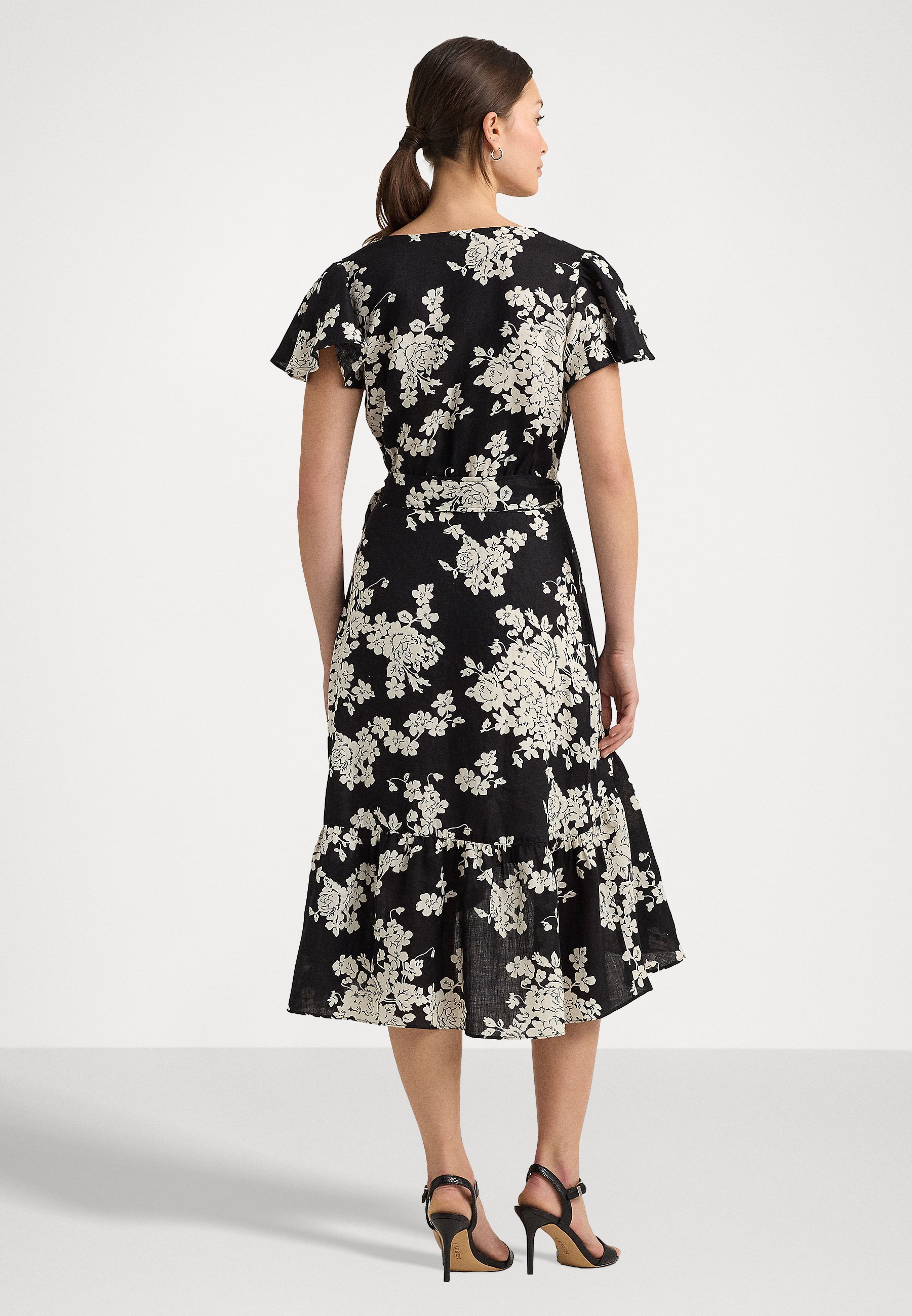 【Lauren Ralph Lauren】Floral ette Short-Sleeve Dress Lauren Ralph Lauren BELFORETTE SHORT SLEEVE DAY DRESS - Day
