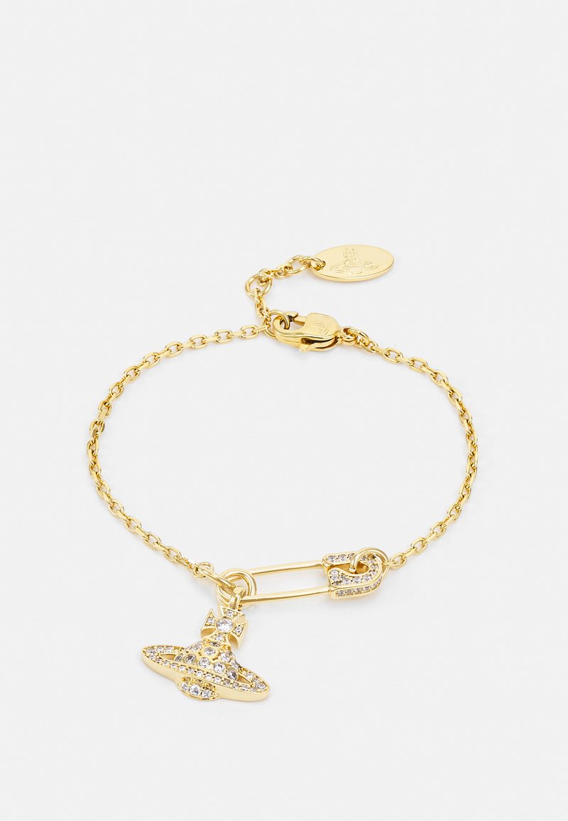 Vivienne Westwood - LUCRECE BRACELET - Pulsera - gold-coloured/white, Ampliar