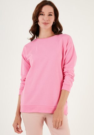 Sportinis megztinis - pink melange