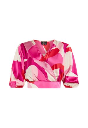 faina, Blouse - pink mehrfarbig