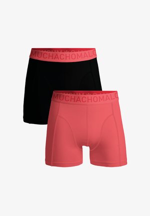 MUCHACHOMALO 2-PACK SOLID - Alsónadrágok - black pink