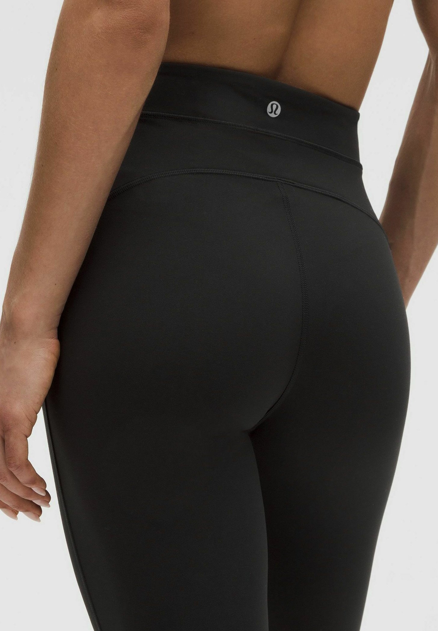 lululemon Groove High-Rise Notched-Hem Crop - Leggings - black
