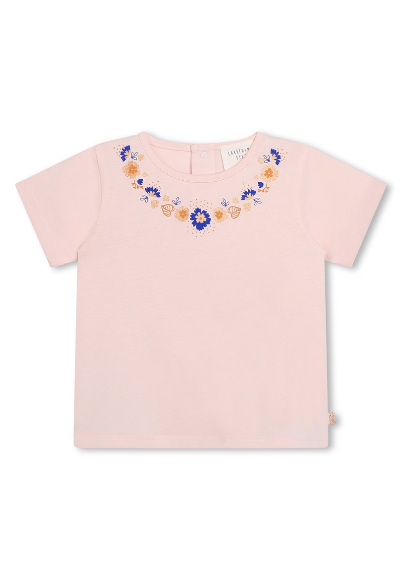 Carrement Beau T-shirt print donkerroze