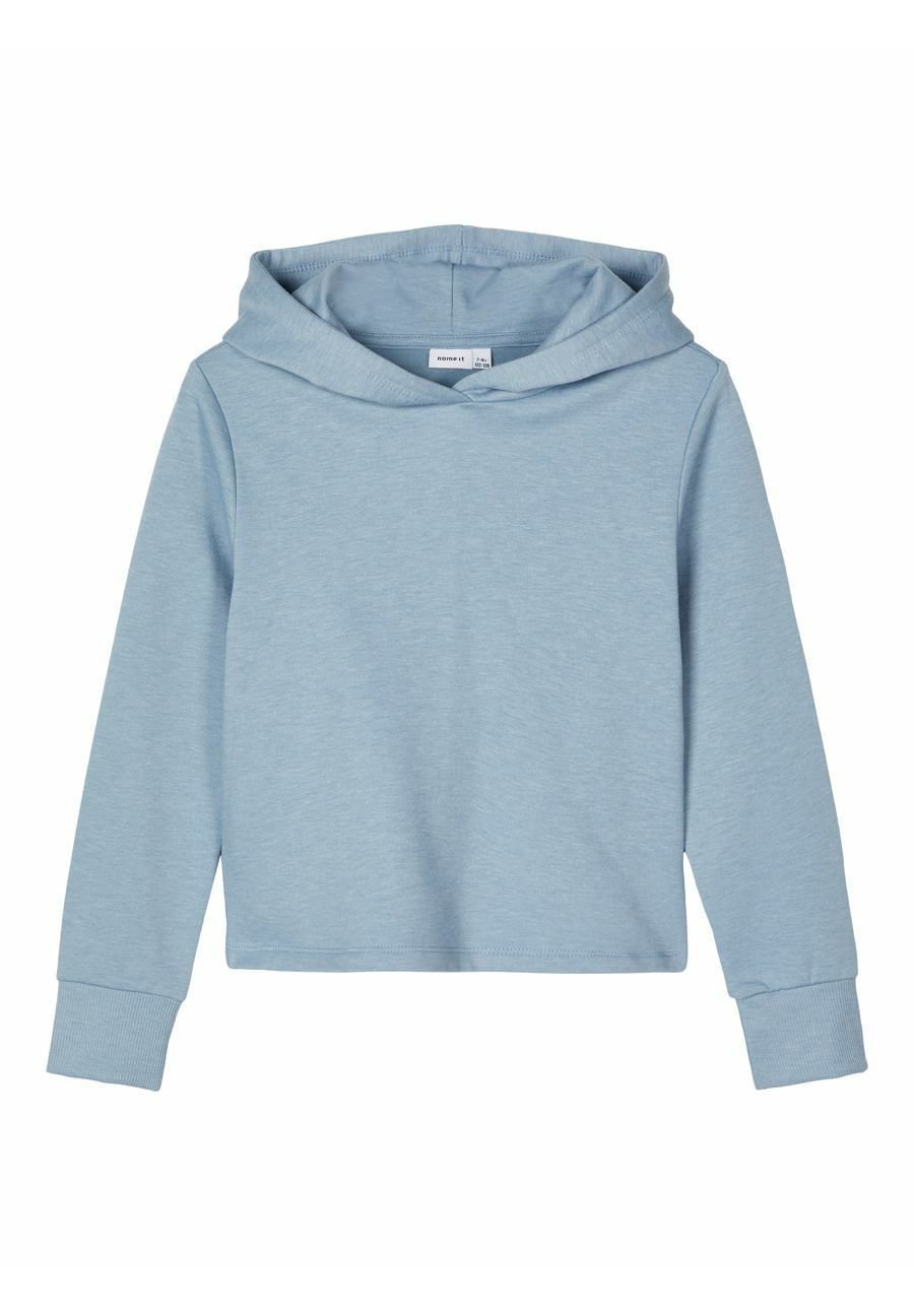 dusty blue sweatshirt