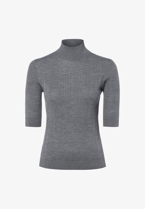 LIU JO, LIU JO STRICKPULLOVER - T-Shirt basic - anthrazit silber