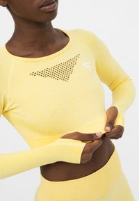 SQUATPROOF Langærmet T-shirt - yellow