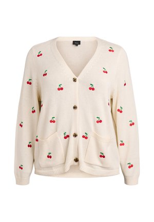 MIT KIRSCHSTICKEREI - Chaqueta de punto - cloud d. cherry emb