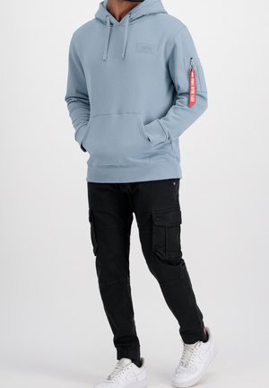 Alpha Industries Majica s kapuljačom - greyblue