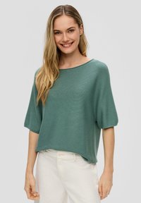 s.Oliver U-BOOT-AUSSCHNITT - T-Shirt basic - petrol