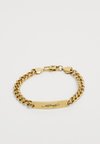 SCROLL LOGO CURB CHAIN BRACELET UNISEX - Käevõru - gold-coloured